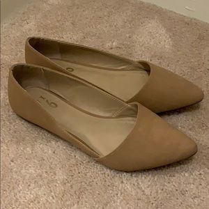 Mix NO. 6 nude pointed flats from DSW